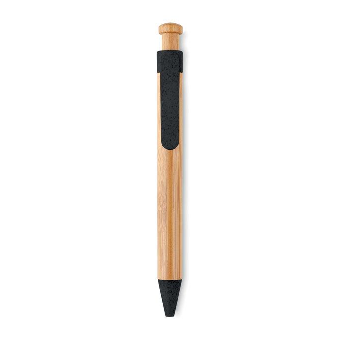 GiftRetail MO9481 - TOYAMA Stylo bambou /paille blé et PP