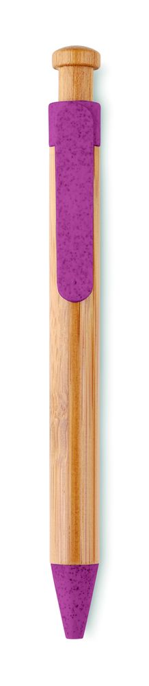 GiftRetail MO9481 - TOYAMA Stylo bambou /paille blé et PP