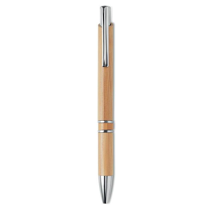 GiftRetail MO9482 - BERN BAMBOO Stylo à bille en bambou.