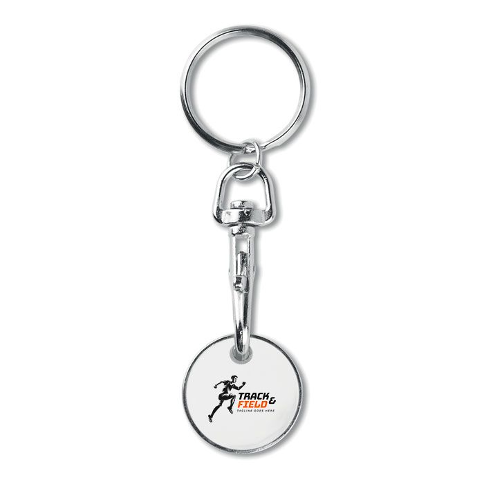 GiftRetail MO9748 - TOKENRING Porte-clés (€ uro)