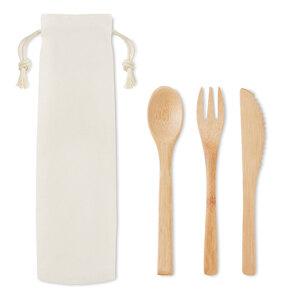 GiftRetail MO9786 - SETBOO Set de couverts en bambou