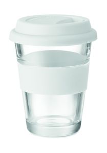 GiftRetail MO9992 - ASTOGLASS Gobelet en verre 350 ml Blanc