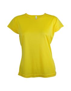 Mustaghata GAZELLE - T-Shirt Running Femme 125 g/m² Jaune