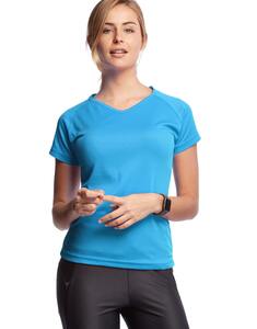 Mustaghata GAZELLE - T-Shirt Running Femme 125 g/m² Ocean