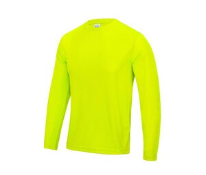JUST COOL JC002 - T-shirt respirant manches longues Neoteric™ Electric Yellow