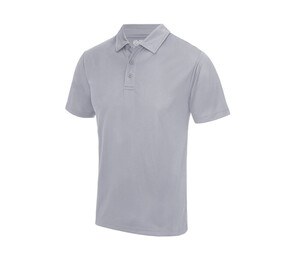 JUST COOL JC040 - Polo homme respirant Heather Grey