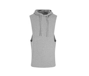 JUST COOL JC053 - Sweat à capuche sans manche Sports Grey