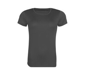 JUST COOL JC205 - Tee-shirt de sport en polyester recyclé femme Charcoal