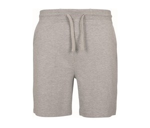 BUILD YOUR BRAND BY080 - Short de sport léger Heather Grey