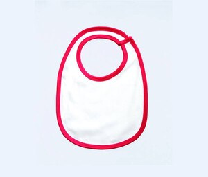 BABYBUGZ BZ059 - Bavoir Blanc-Rouge