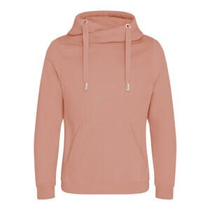 AWDIS JUST HOODS JH021 - Sweat Col Croisé Dusty Pink