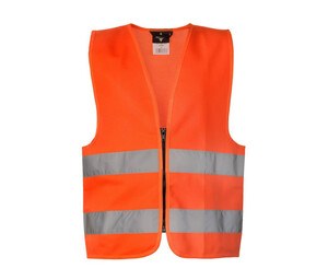 KORNTEX KX100 - Gilet de sécurité pour enfants avec fermeture éclair