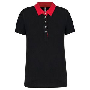 Kariban K261 - Polo jersey bicolore femme