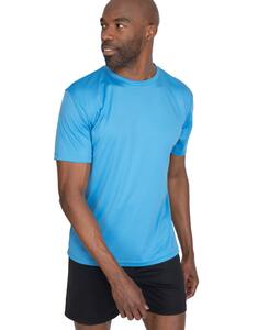 Mustaghata BOLT - T-Shirt Homme Technique Polyester Spandex 170 G/M² Atoll (ciel)