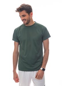 Mustaghata RUNAIR - T-Shirt Technique Homme 140 g/m² Vert Kaki