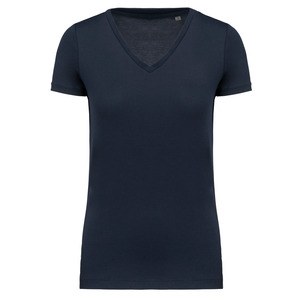 Kariban K3003 - T-shirt Supima® col V manches courtes femme Navy