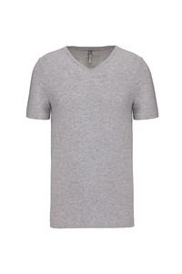 Kariban K3014 - T-shirt manches courtes col V homme Light Grey Heather