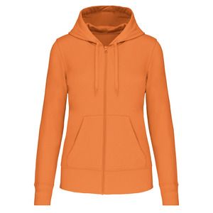 Kariban K4031 - Sweat-shirt écoresponsable zippé à capuche femme Light Orange