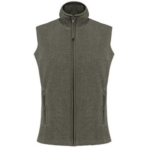 Kariban K906 - MÉLODIE > GILET MICROPOLAIRE FEMME Green Marble Heather