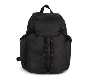 Kimood KI0180 - Sac à dos de sport recyclé d’inspiration lifestyle, urbain Black