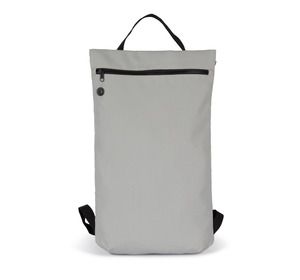 Kimood KI0183 - Sac à dos plat recyclé style urbain Snow Grey