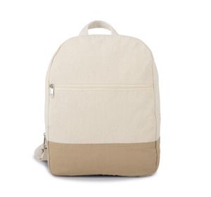 Kimood KI0185 - Sac à dos essentiel en coton Natural / Hemp