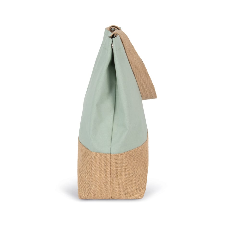 Kimood KI0235 - Sac shopping en toiles de coton & jute