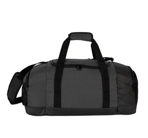 Kimood KI0650 - Sac de sport recyclé avec double compartiment latéral Black