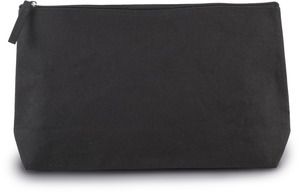 Kimood KI0727 - Trousse de toilette en coton Black