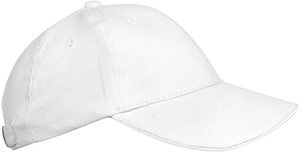 K-up KP042 - ORLANDO KIDS - CASQUETTE ENFANT 6 PANNEAUX White