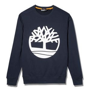 Timberland TB0A2BJ8 - Sweatshirt core tree col rond Dark Sapphire / White