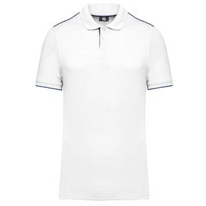 WK. Designed To Work WK270 - Polo contrastant manches courtes homme DayToDay