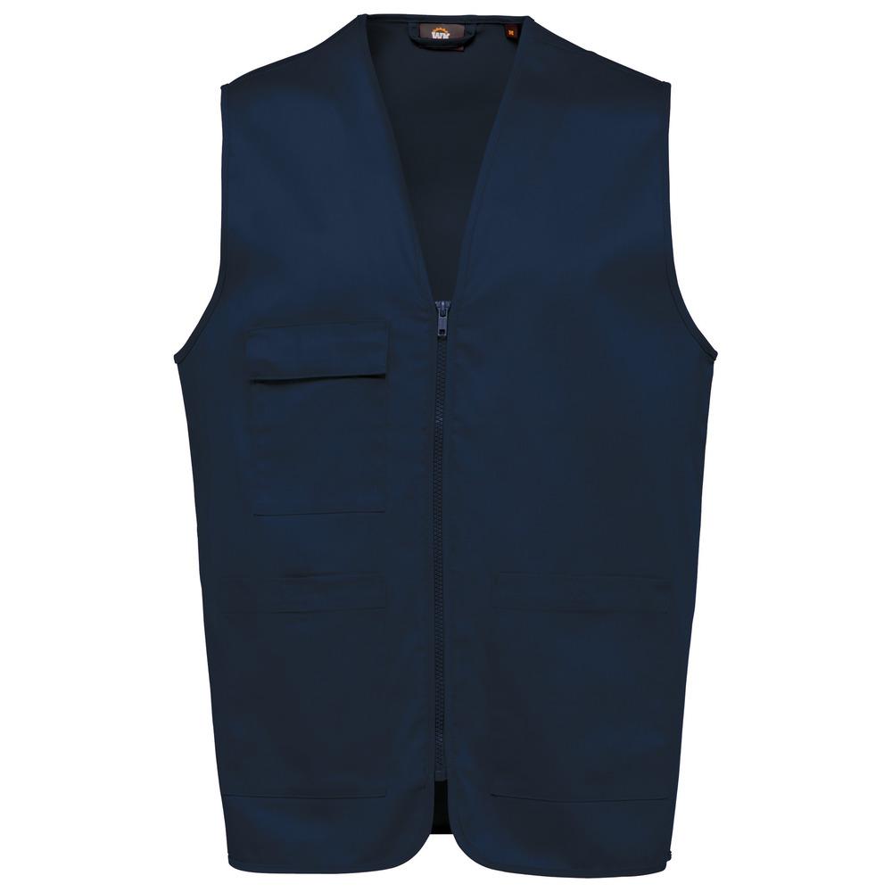 WK. Designed To Work WK608 - Gilet polycoton multipoches unisexe