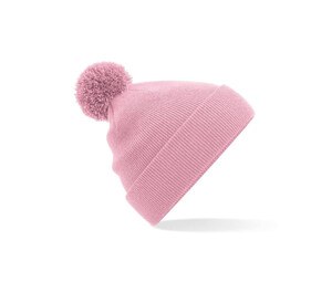 BEECHFIELD BF426B - Bonnet avec pompon enfant Dusky Pink