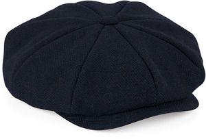 Beechfield B628 - CASQUETTE GAVROCHE "HERITAGE" Navy Herringbone