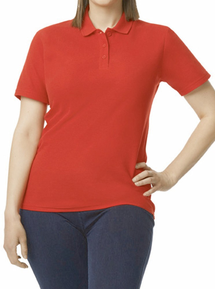 Gildan GI64800L - Polo Femme Softstyle Double Piqué