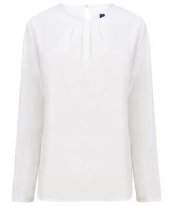 Henbury H598 - Blouse manches longues White