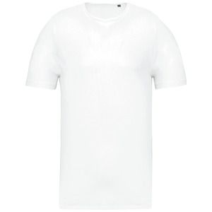 Kariban K398 - T-shirt Bio col à bords francs manches courtes homme White
