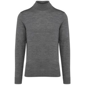 Kariban Premium PK912 - Pull Mérinos col roulé homme Grey Heather