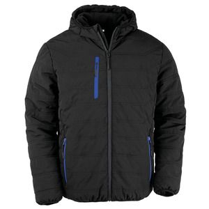 Result R240X - Veste matelassée black compass recyclée Black / Royal