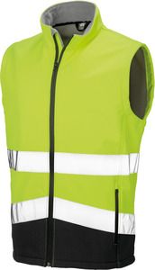 Result R451X - GILET SOFTSHELL HIGH VIZ