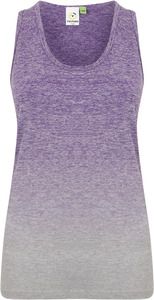 Tombo TL302 - Débardeur imprimé Purple / Light Grey Marl