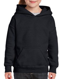 GILDAN GIL18500B - Sweater Hooded HeavyBlend for kids Noir