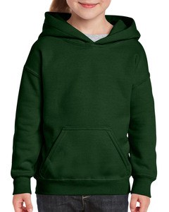 GILDAN GIL18500B - Sweater Hooded HeavyBlend for kids Vert Forêt