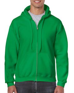 GILDAN GIL18600 - Sweater Hooded Full Zip HeavyBlend for him Vert Irlandais