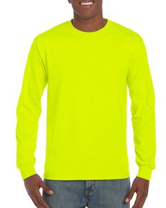 GILDAN GIL2400 - T-shirt Ultra Cotton LS Vert Sécurité