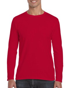 GILDAN GIL64400 - T-shirt SoftStyle LS for him Rouge