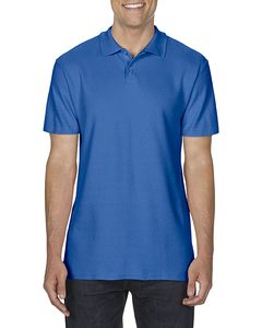 GILDAN GIL64800 - Polo Softstyle Double Pique SS for him Bleu Royal