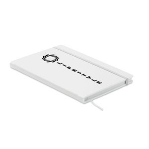 GiftRetail MO6580 - OURS Carnet de notes A5 recyclé Blanc