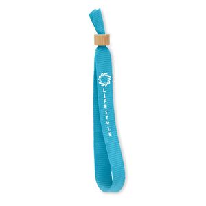 GiftRetail MO6706 - FIESTA Bracelet en polyester RPET Turquoise